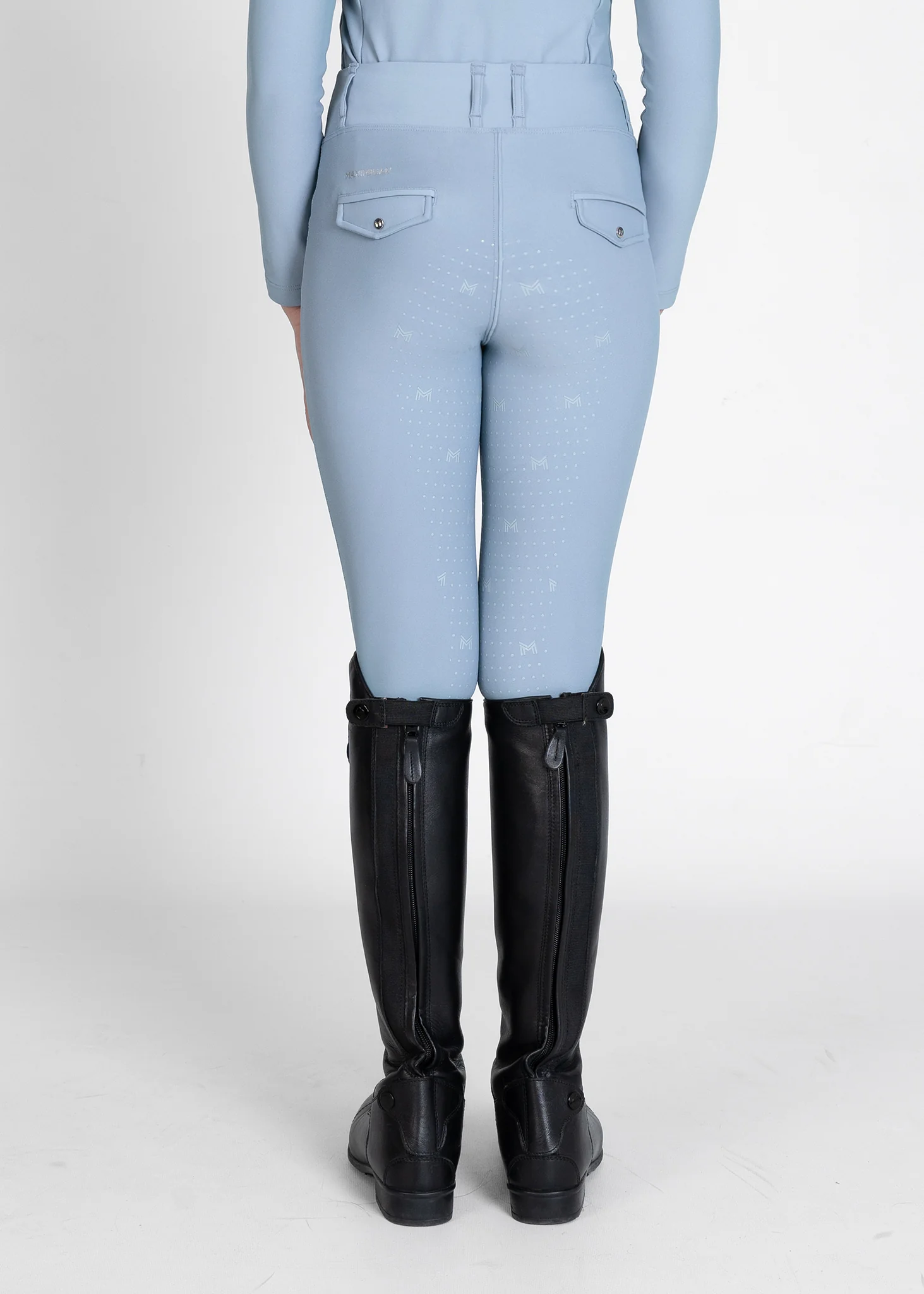 YR Pro Riding Leggings (Aqua) - Image 5