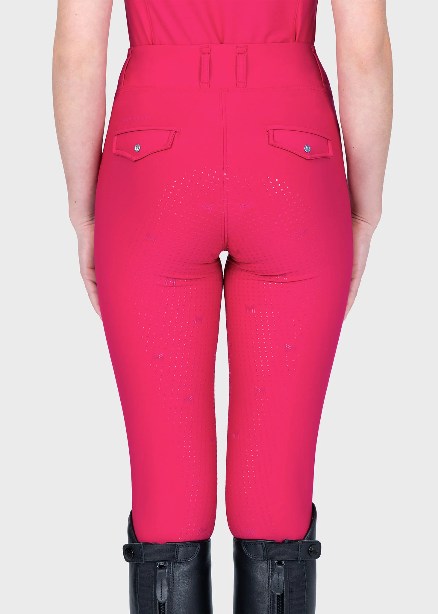 YR Pro Riding Leggings (Cranberry) - Image 4