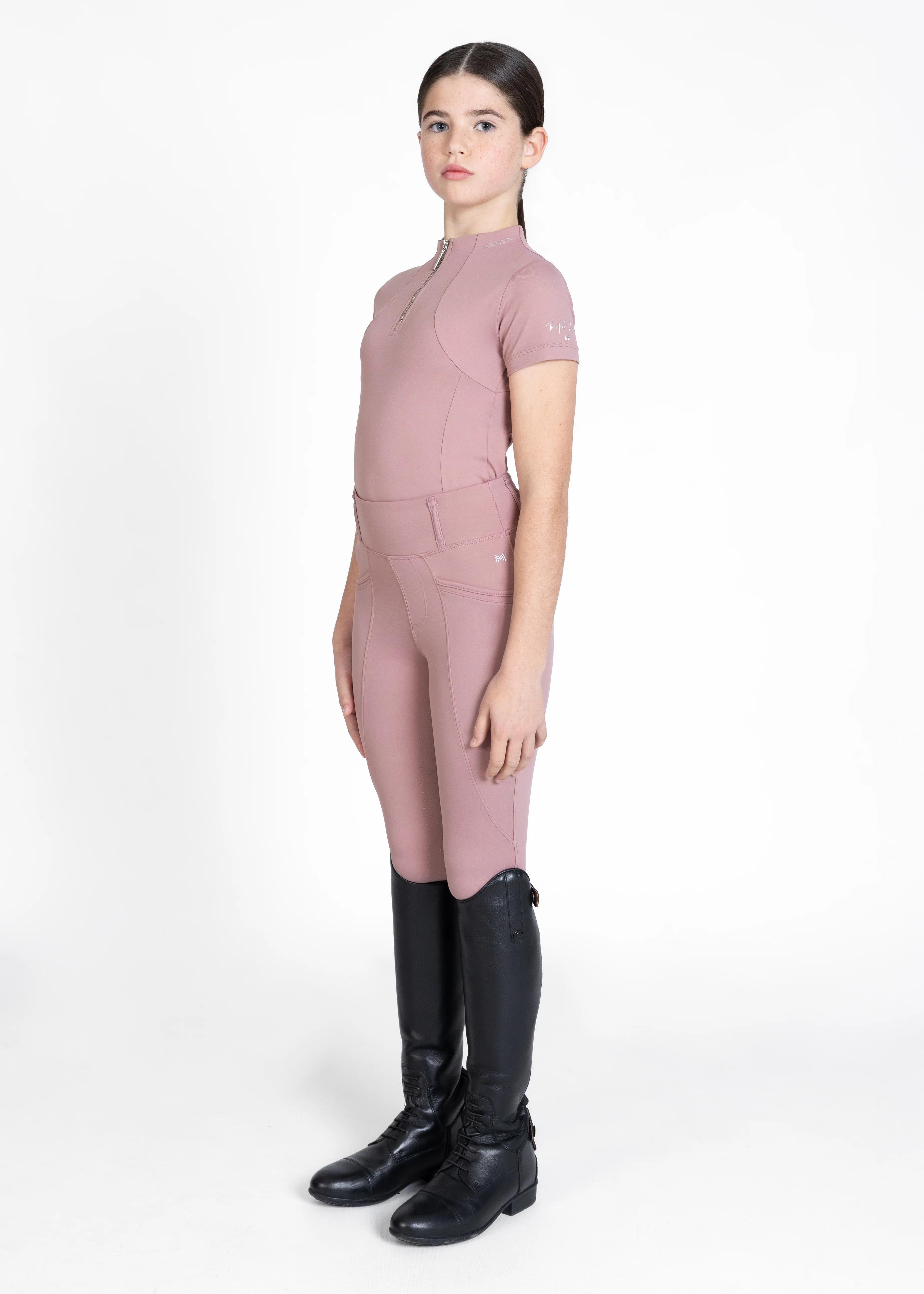 YR Pro Riding Leggings (Rose Taupe) - Image 8