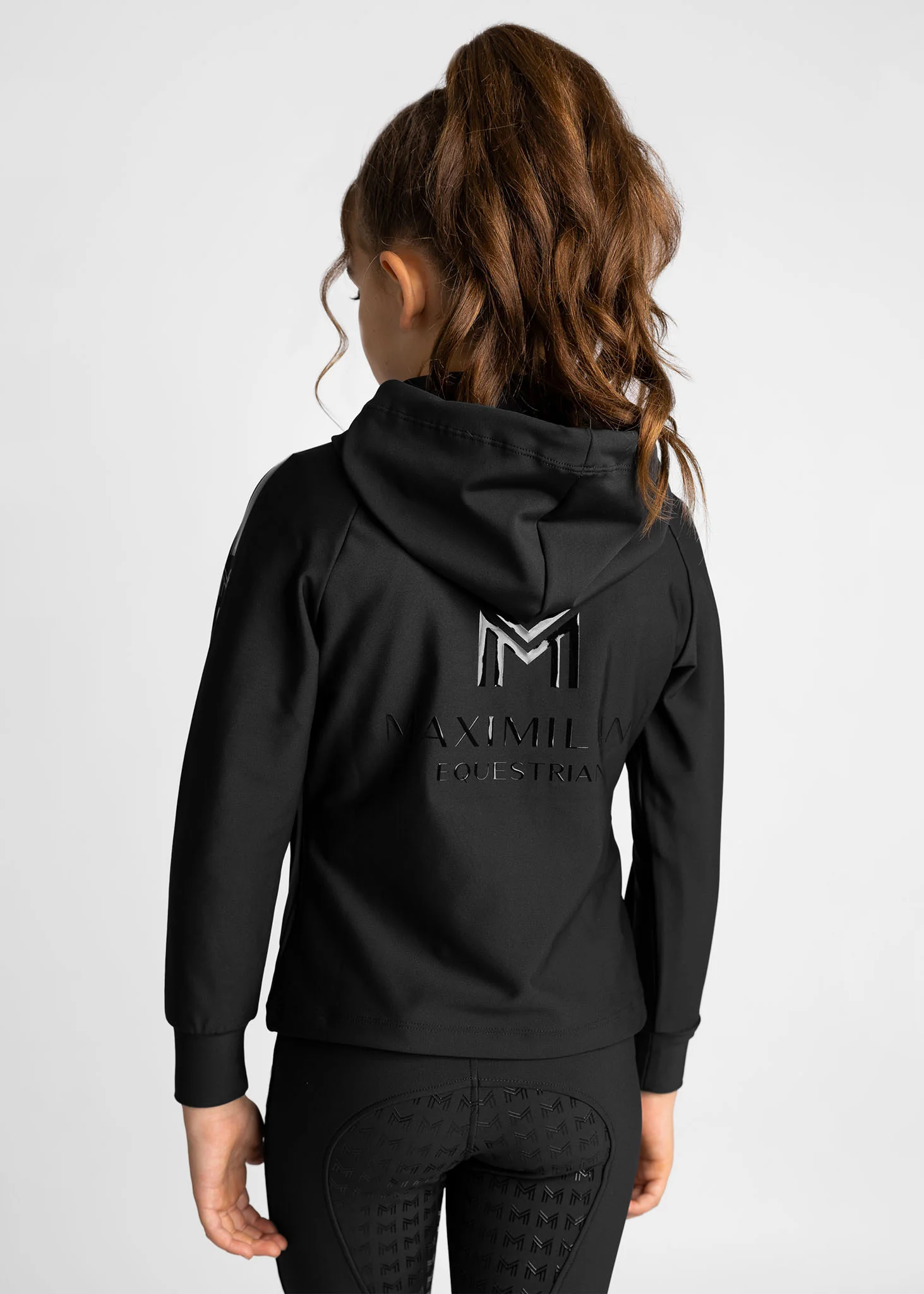 YR Reflection Zip Hoodie (Black) - Image 6