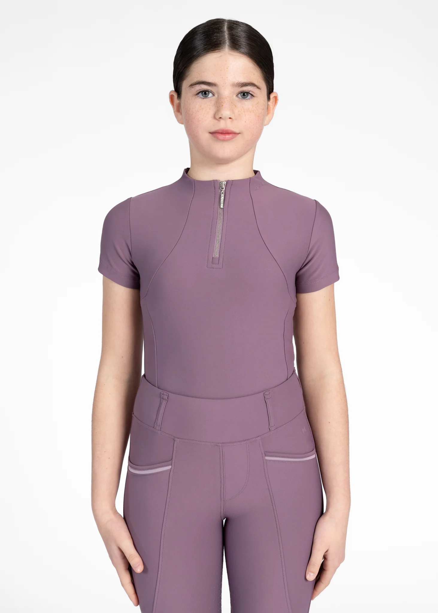 YR Short Sleeve Base Layer (Plum) - Image 5
