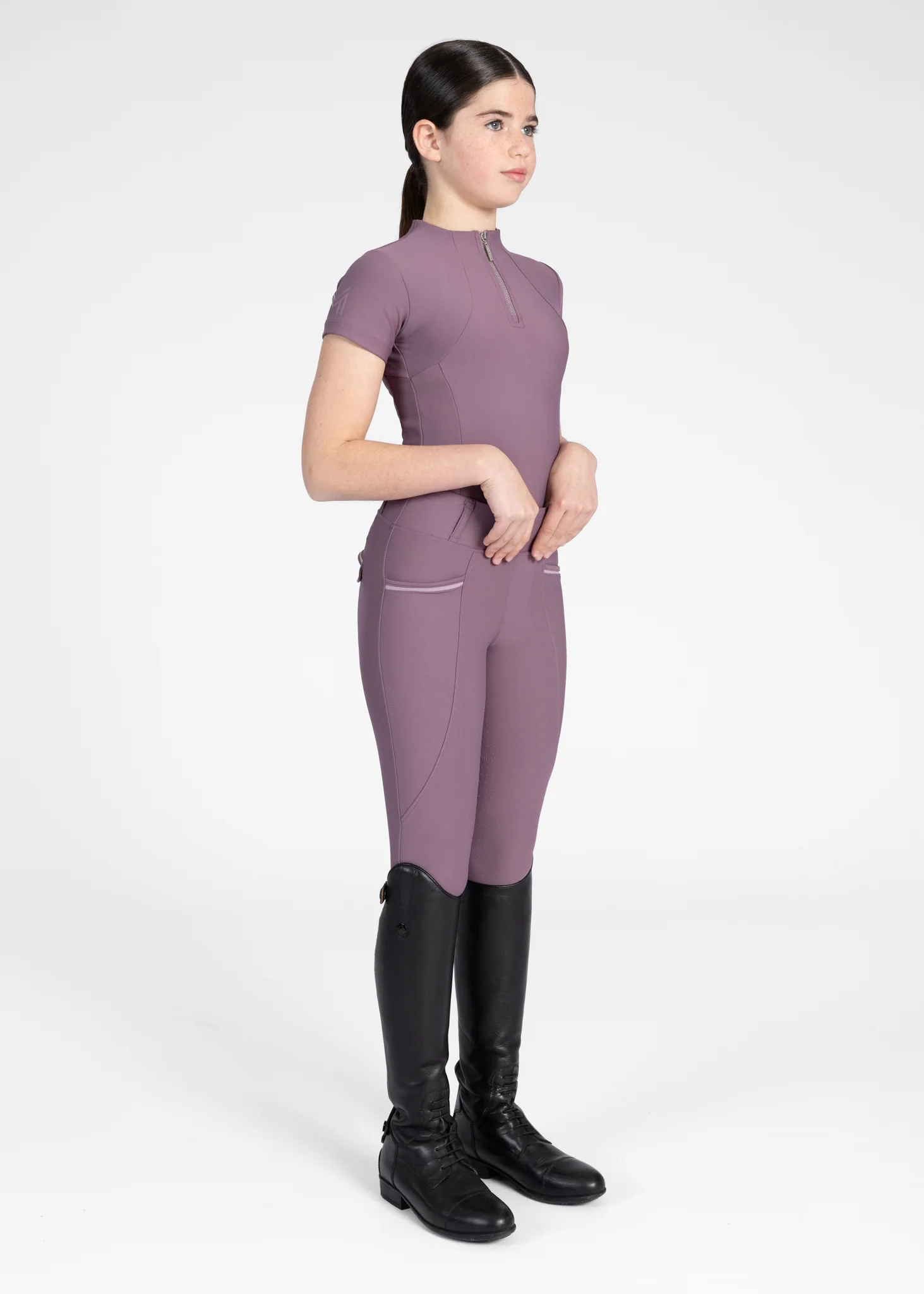 YR Short Sleeve Base Layer (Plum) - Image 8