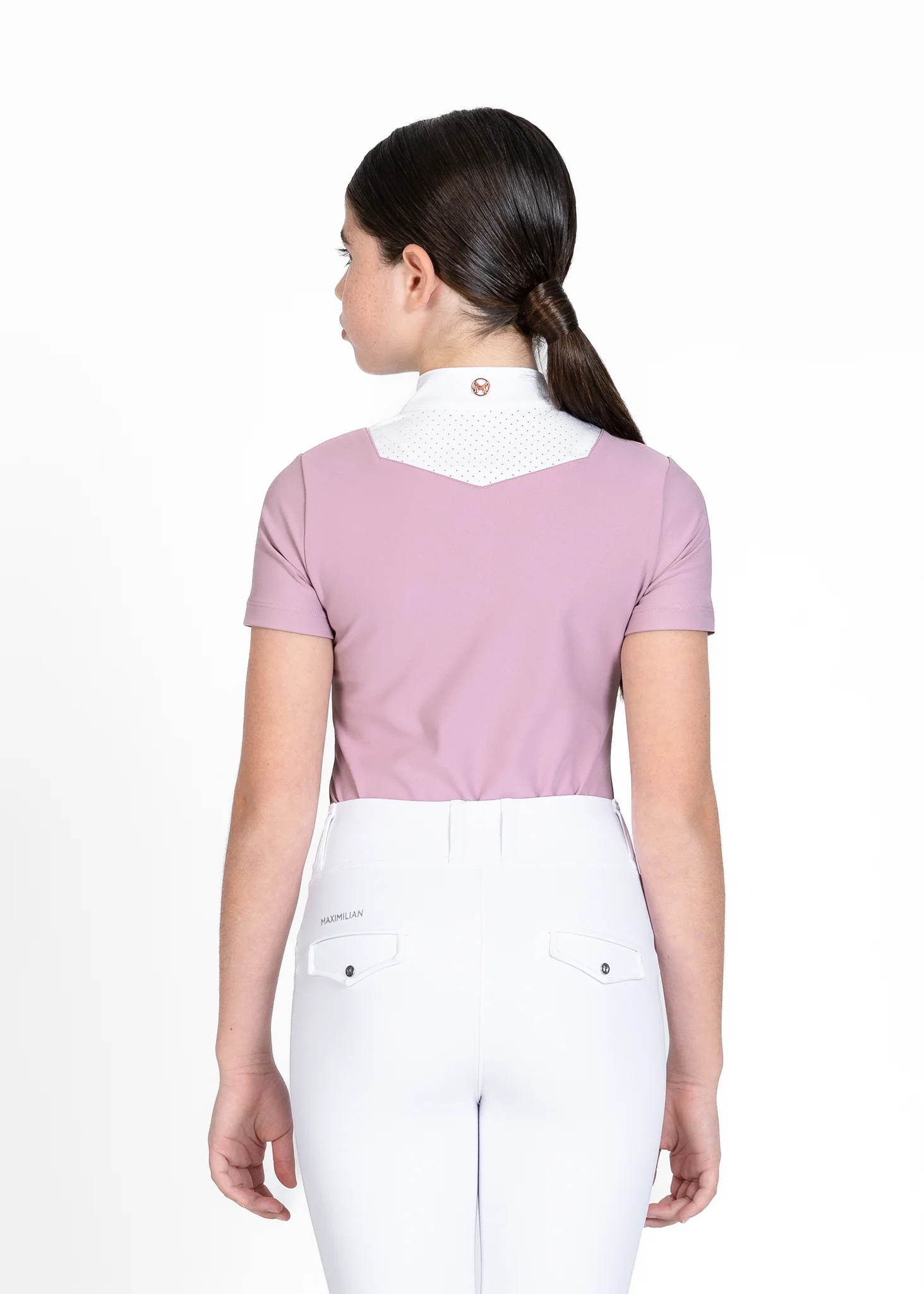 YR Sienna Short Sleeve Show Shirt (Mauve) - Image 3