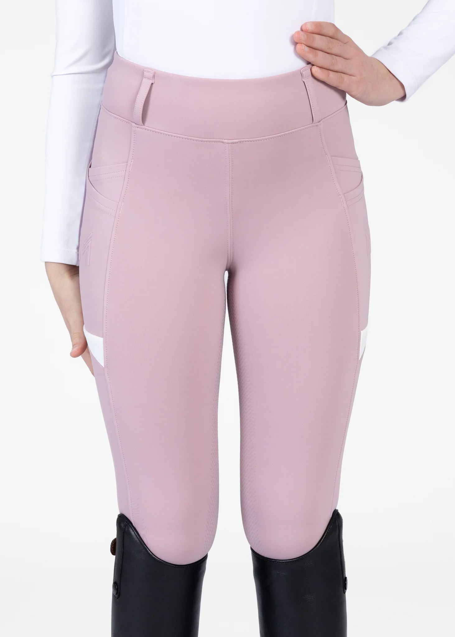 YR Tech Riding Leggings (Mauve) - Image 4
