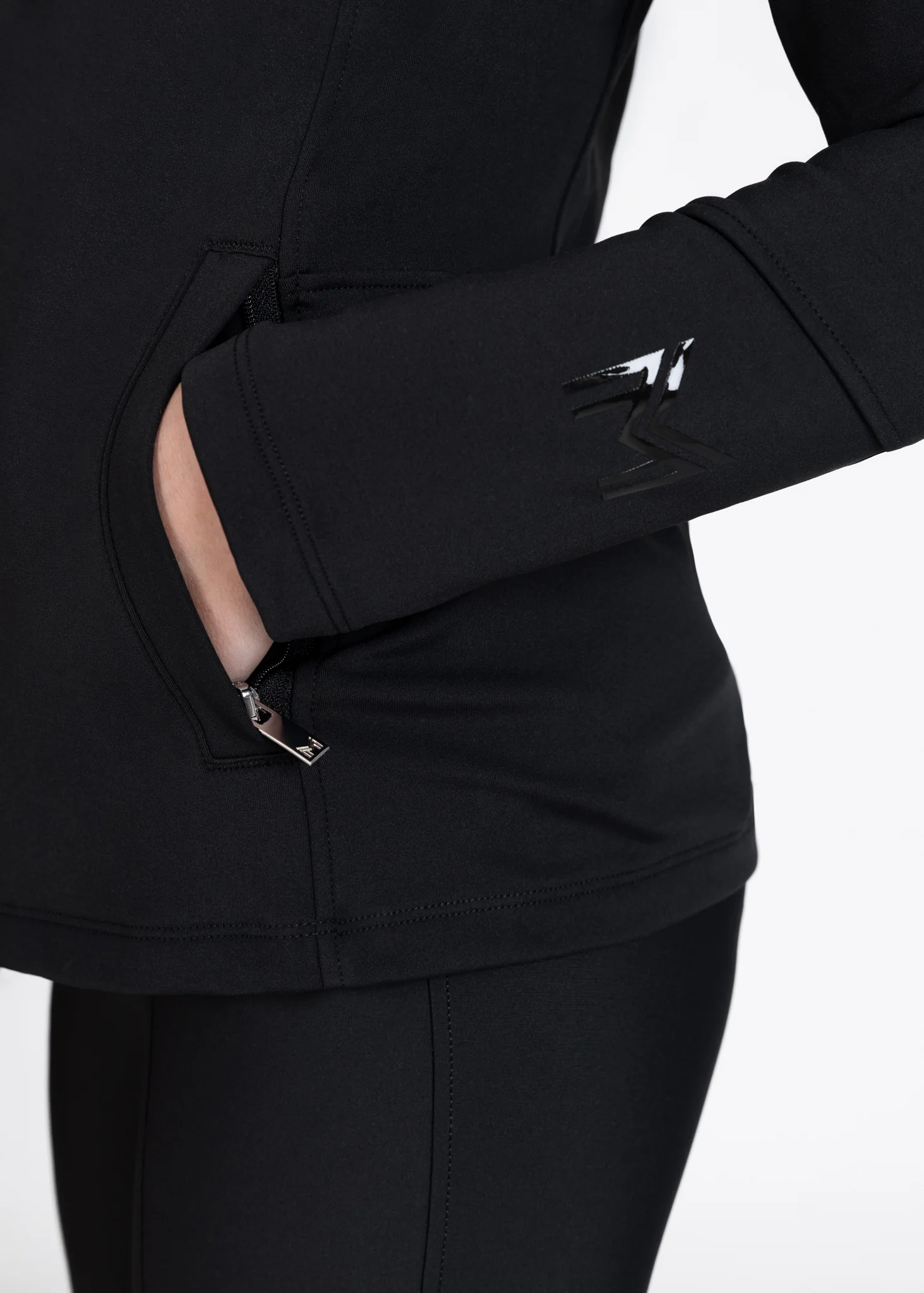 YR Vera Fleeced Jacket (Black) - Image 8